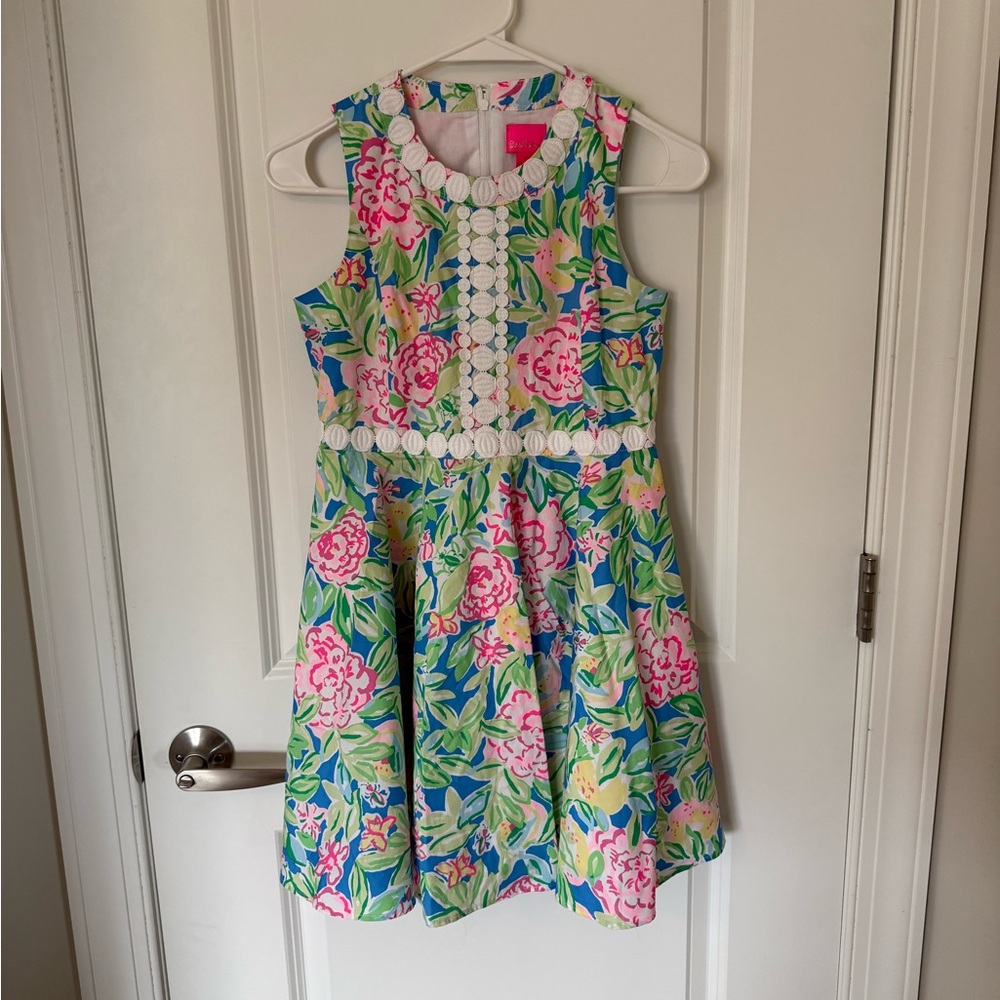 Lilly Pulitzer Girls Idala Cotton Dress - Picture 2 of 5